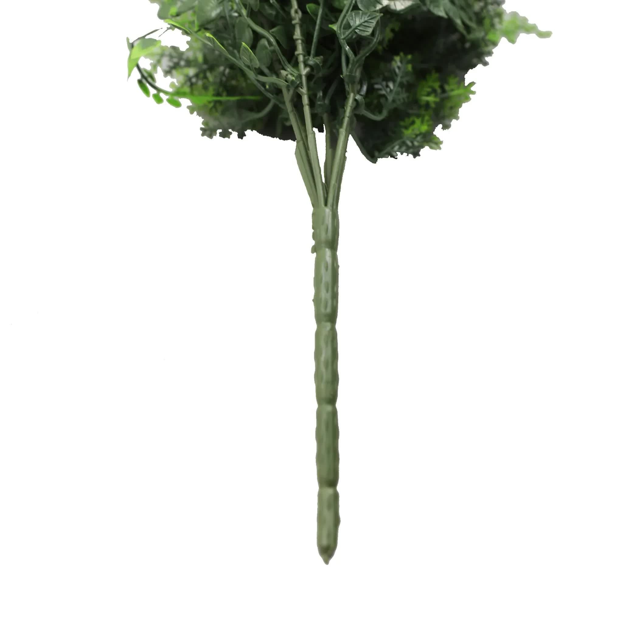 Artificial Hanging Mediterranean Fern Vine UV Resistant and Fire Rated 22cm x 76cm 4