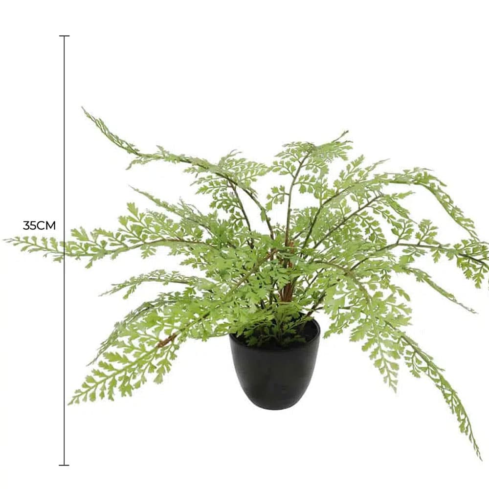 Faux Small Potted Fern 35cm