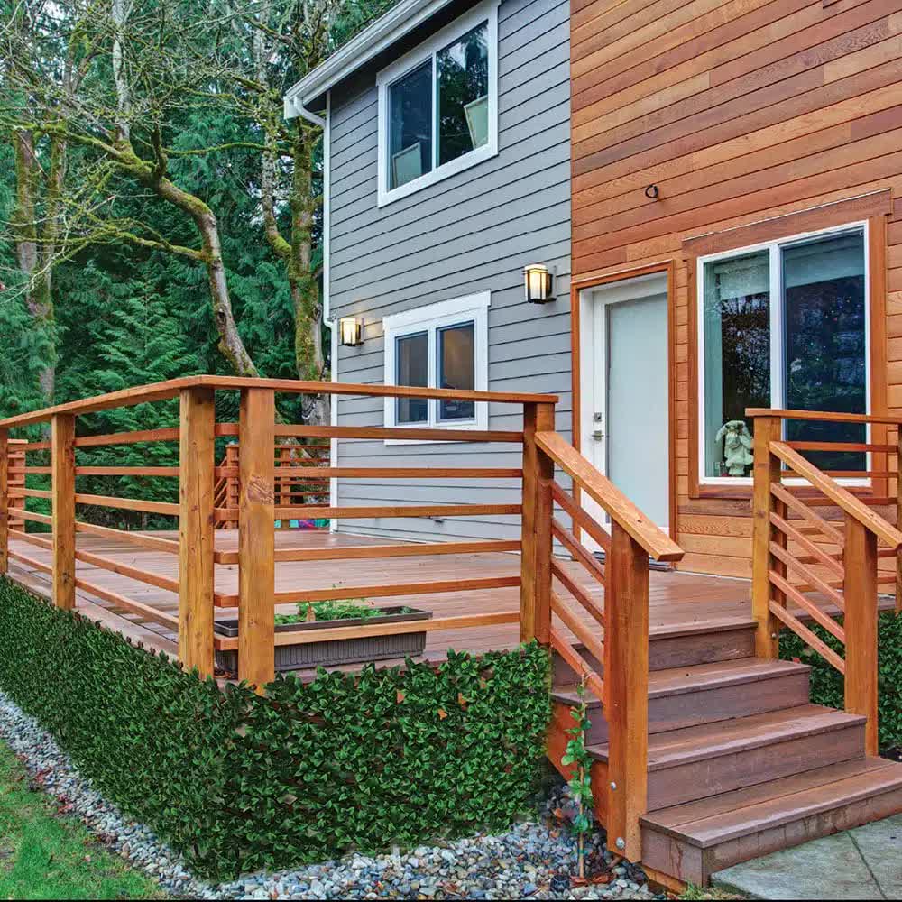 Premium Laurel Leaf Artificial Hedge Extendable Trellis / Screen 2 Meter By 1 Meter UV Resistant (PVC) 3