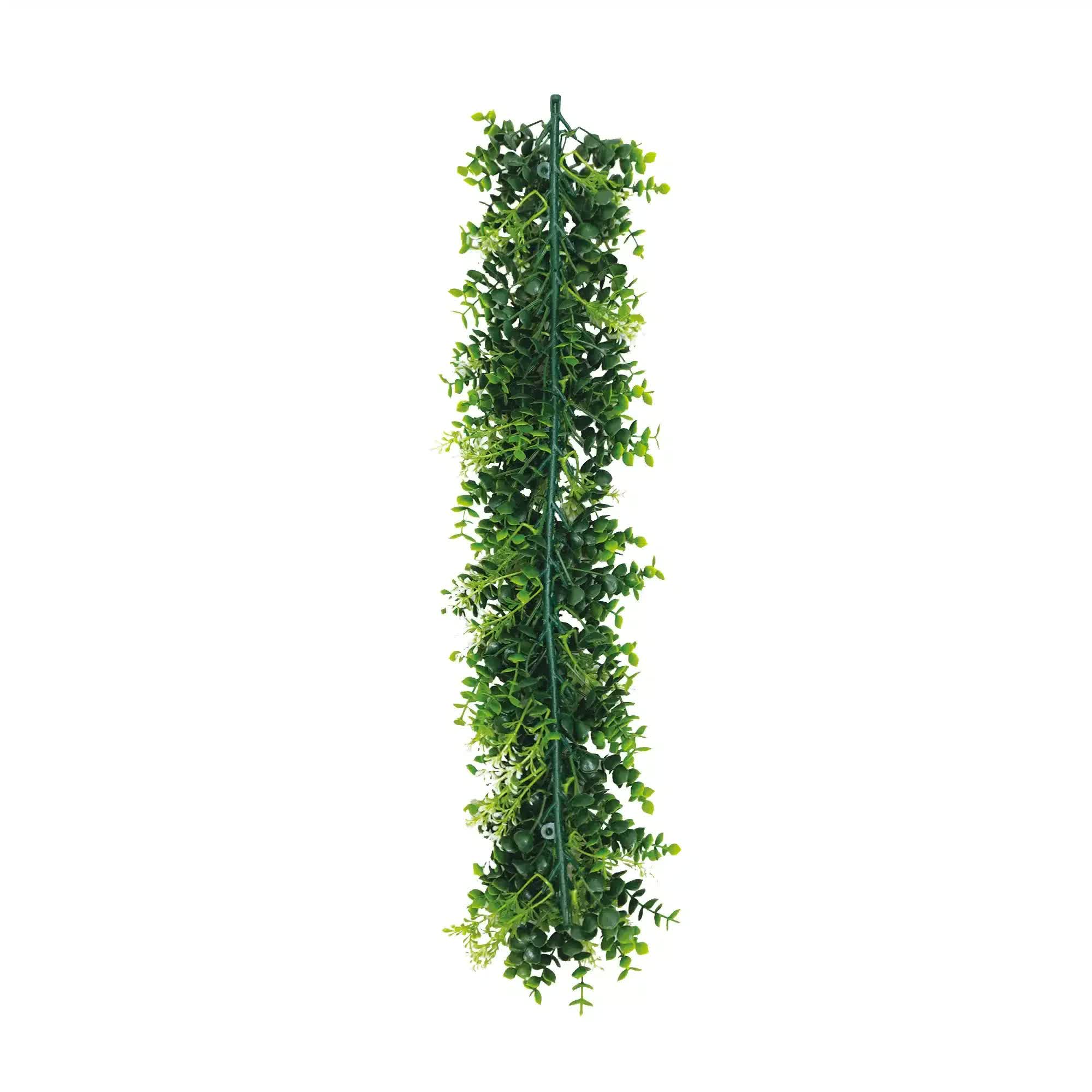 Artificial Extendable Hanging Flowering White Eucalyptus Vine UV Resistant 55cm 3