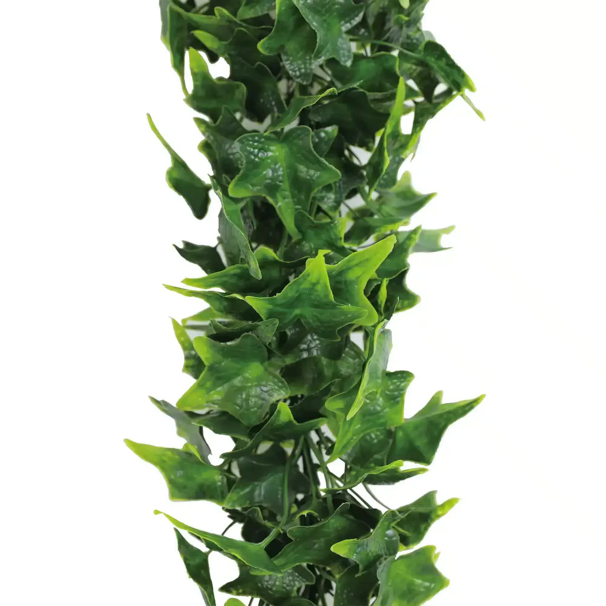 Artificial Extendable Hanging Bright Green Ivy Bushy Vine UV Resistant 55cm 3