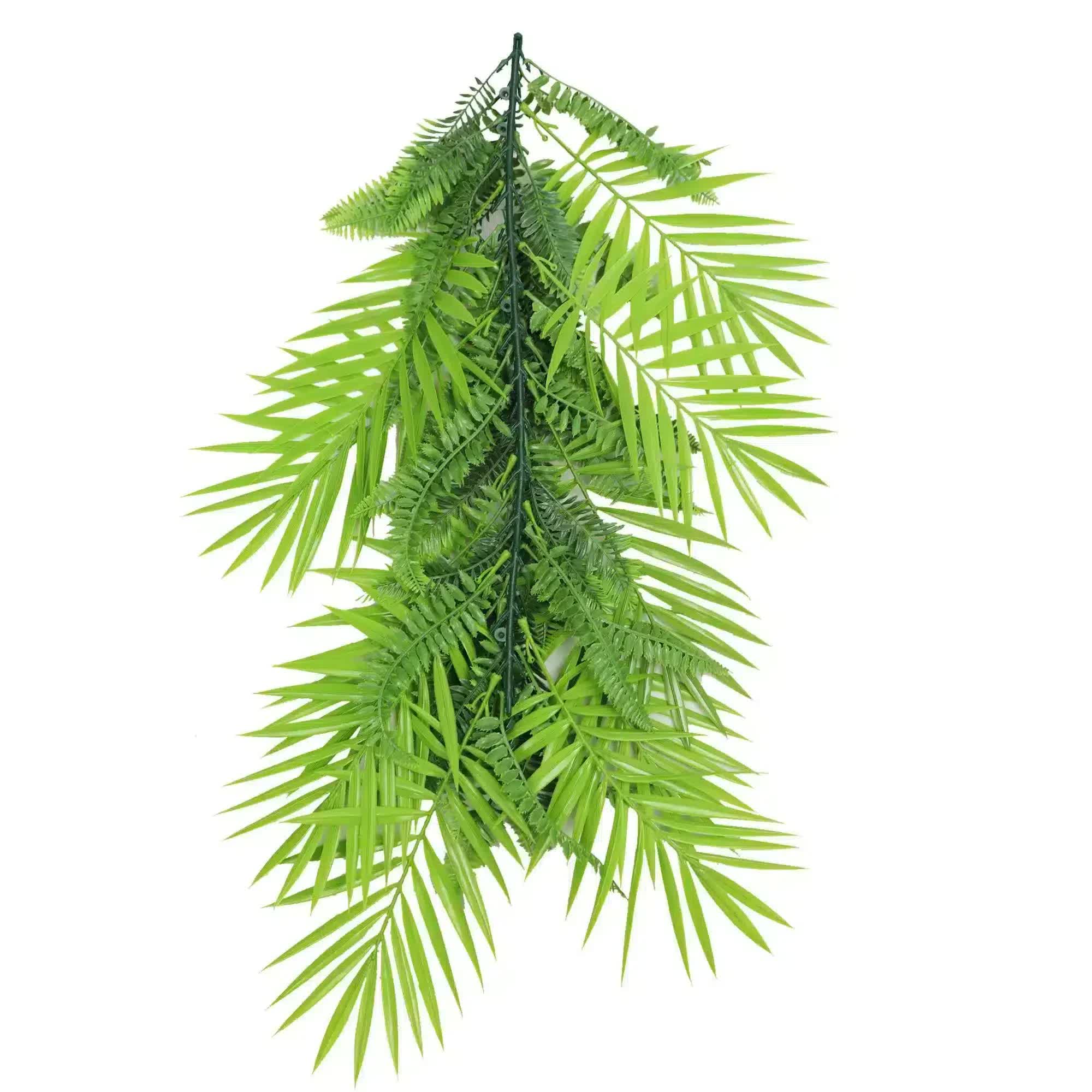 Artificial Extendable Hanging Tropical Palm and Fern Vine 55cm UV Resistant