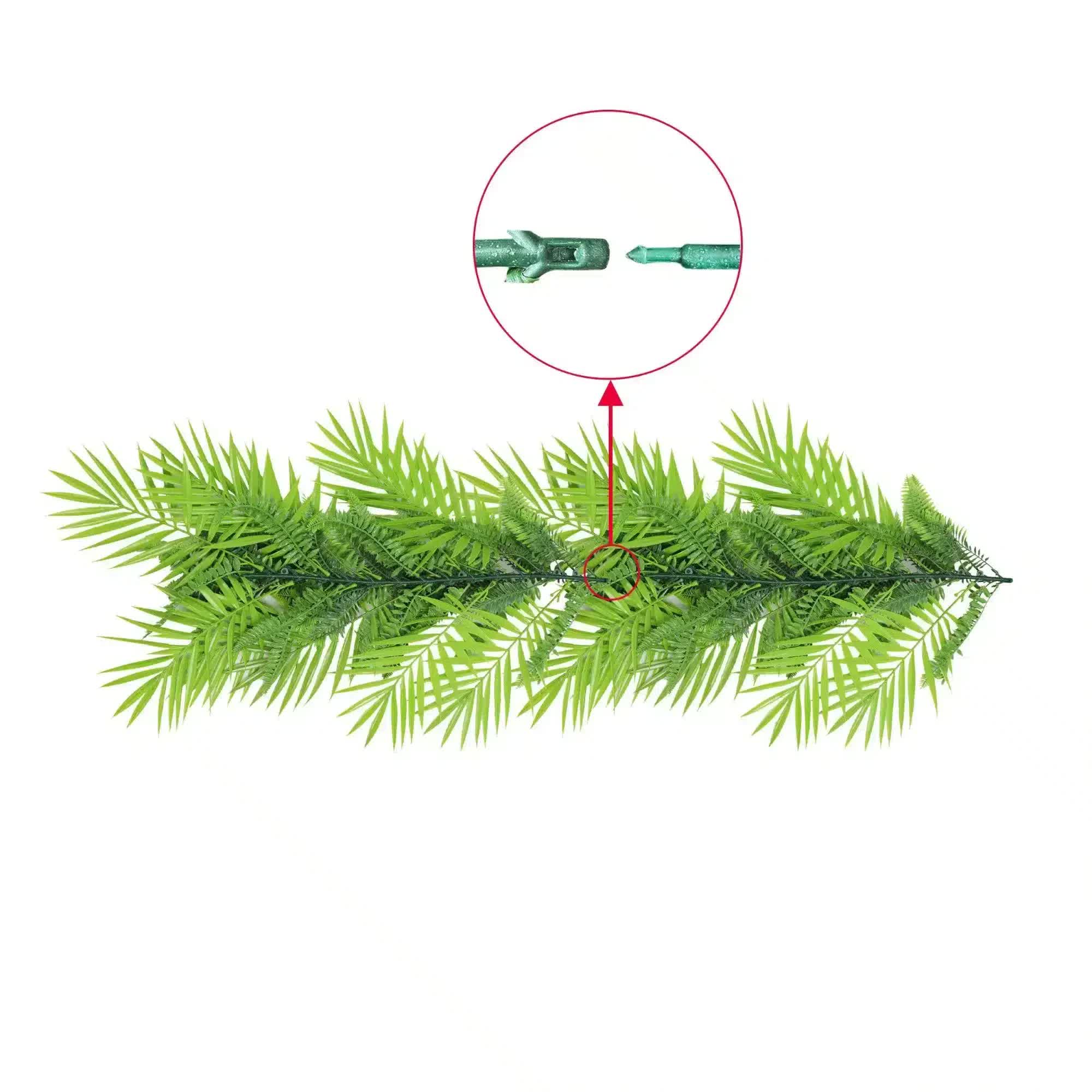 Artificial Extendable Hanging Tropical Palm and Fern Vine 55cm UV Resistant 3