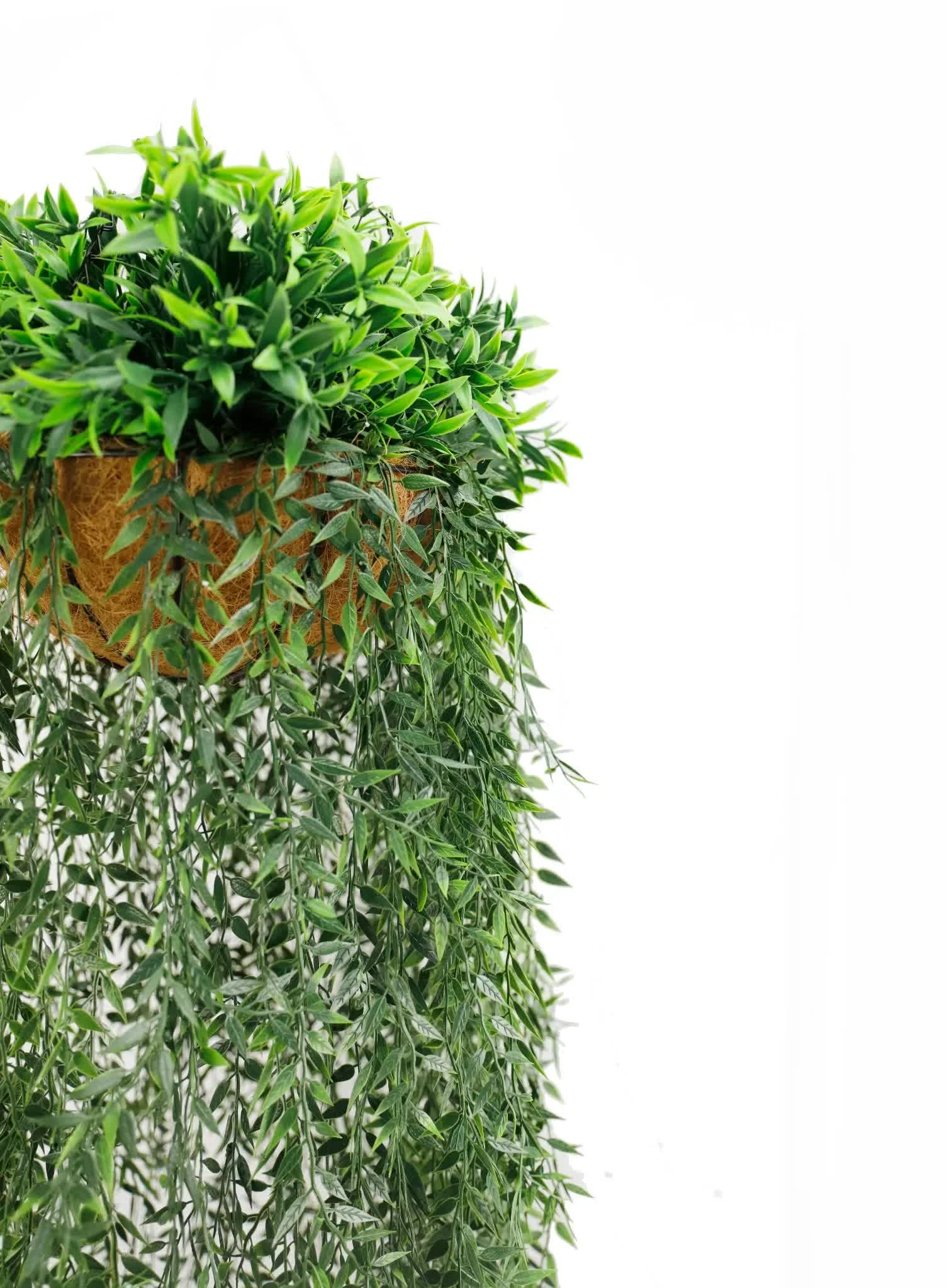 Artificial Hanging Fern Basket UV Resistant 35cm x 140cm