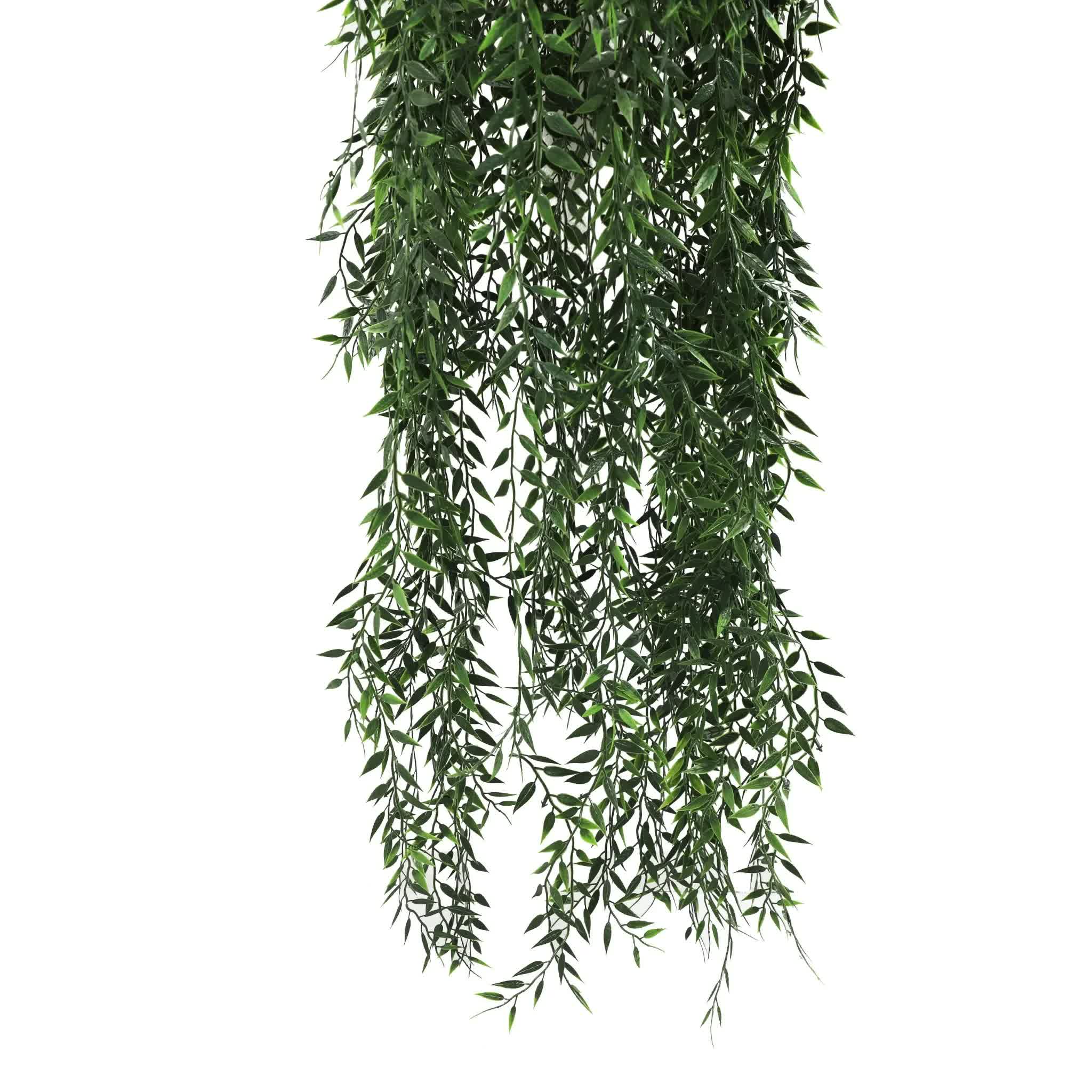 Artificial Hanging Fern Basket UV Resistant 35cm x 140cm 4