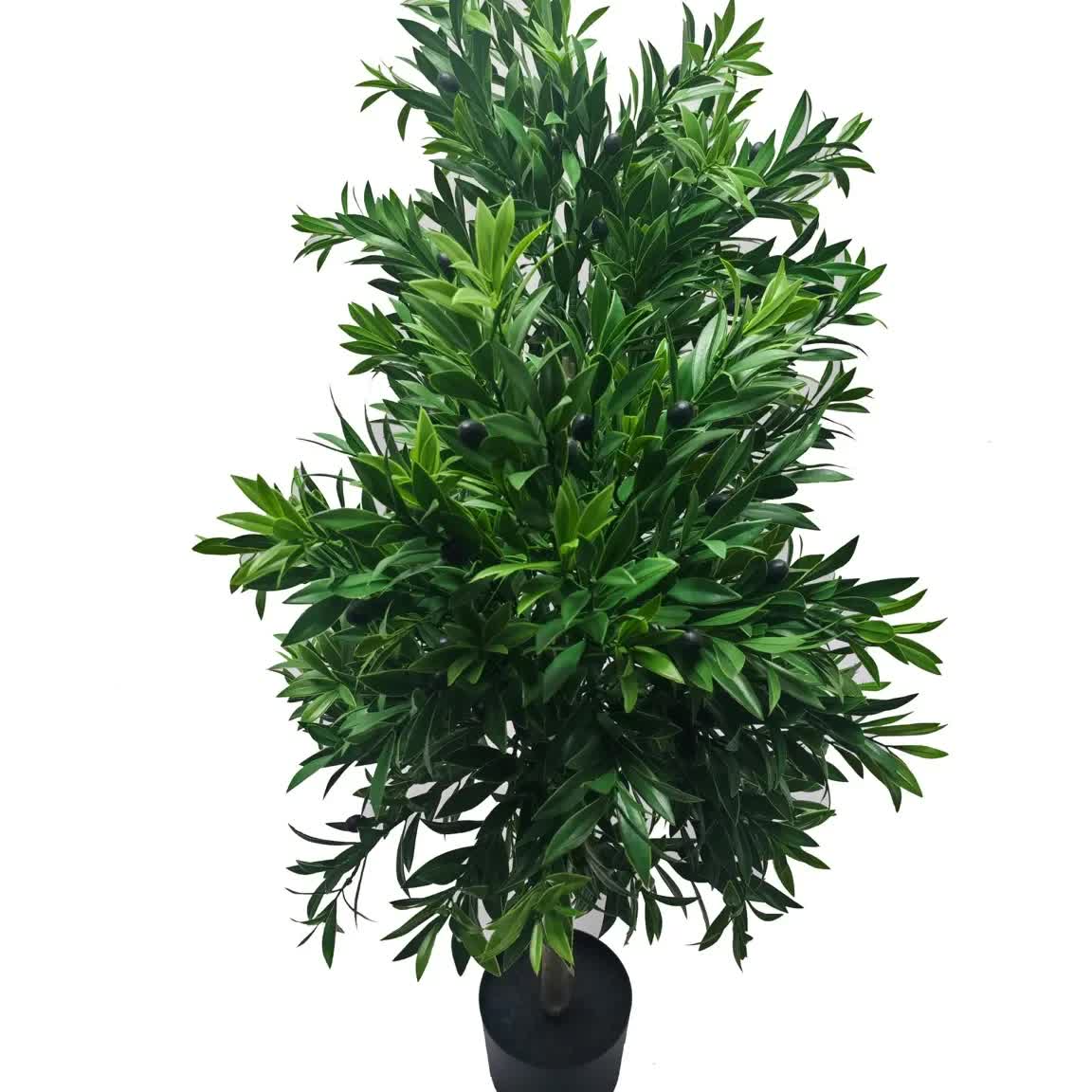 Premium Artificial Olive Tree 130cm UV Resistant 3