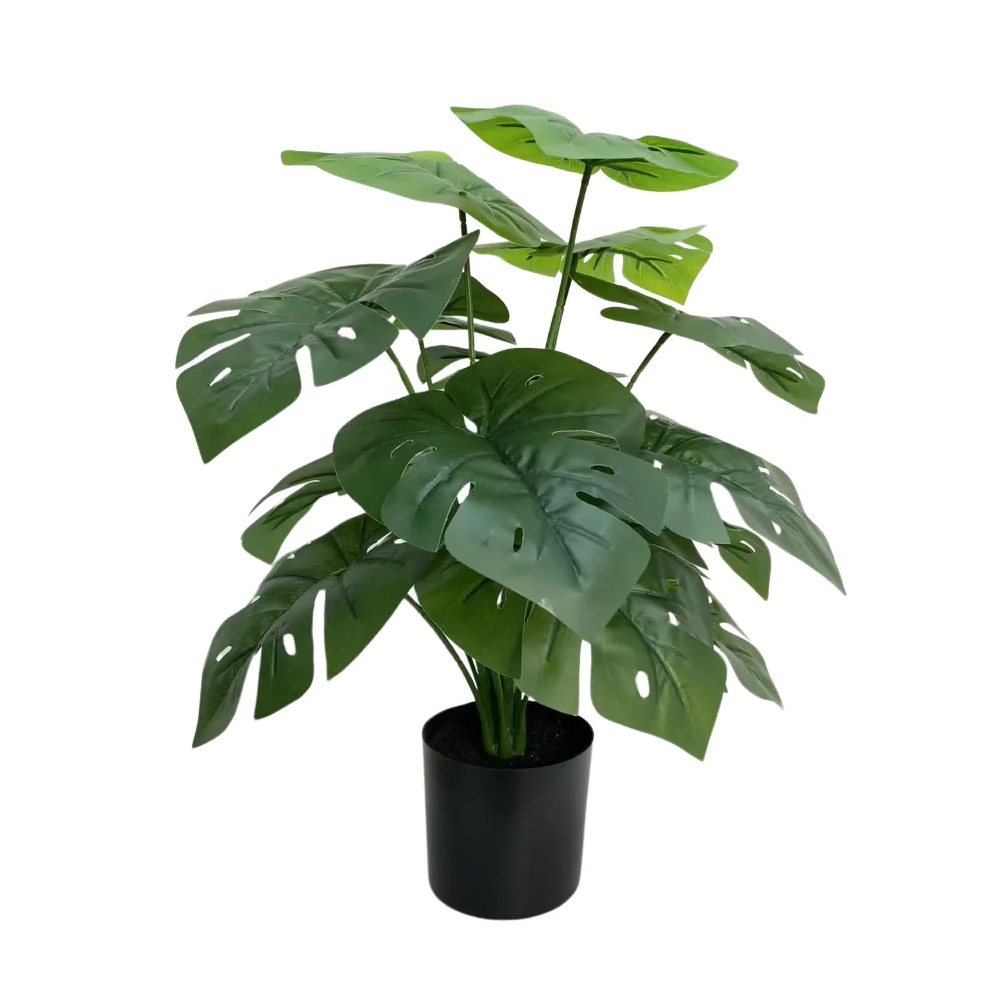 Artificial Potted Split Philodendron (Monstera) 50cm