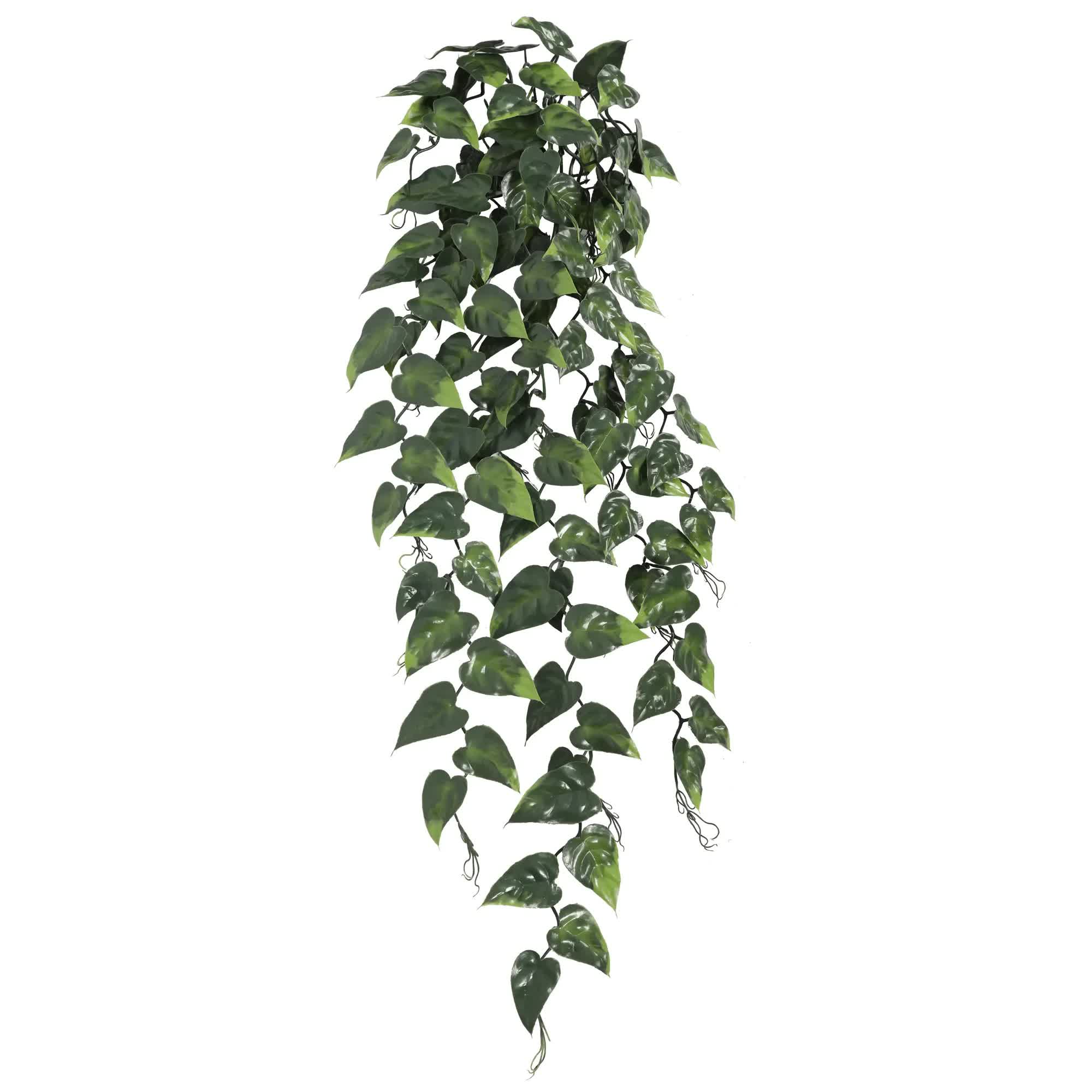 Hanging Artificial Pothos / Philodendron Plant UV Resistant 85cm 4