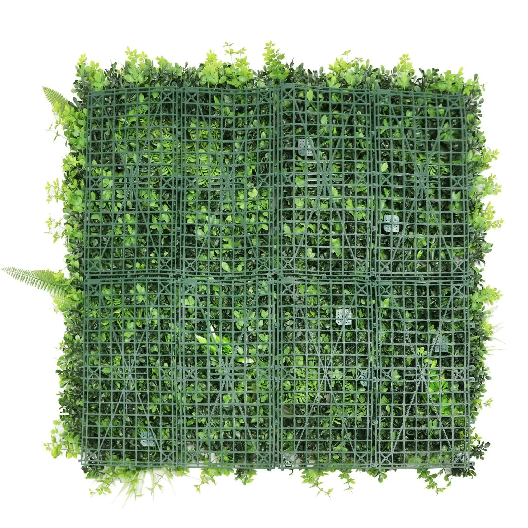 Verdant Fern Artificial Vertical Garden / Green Wall Panel 1m x 1m UV Resistant 3