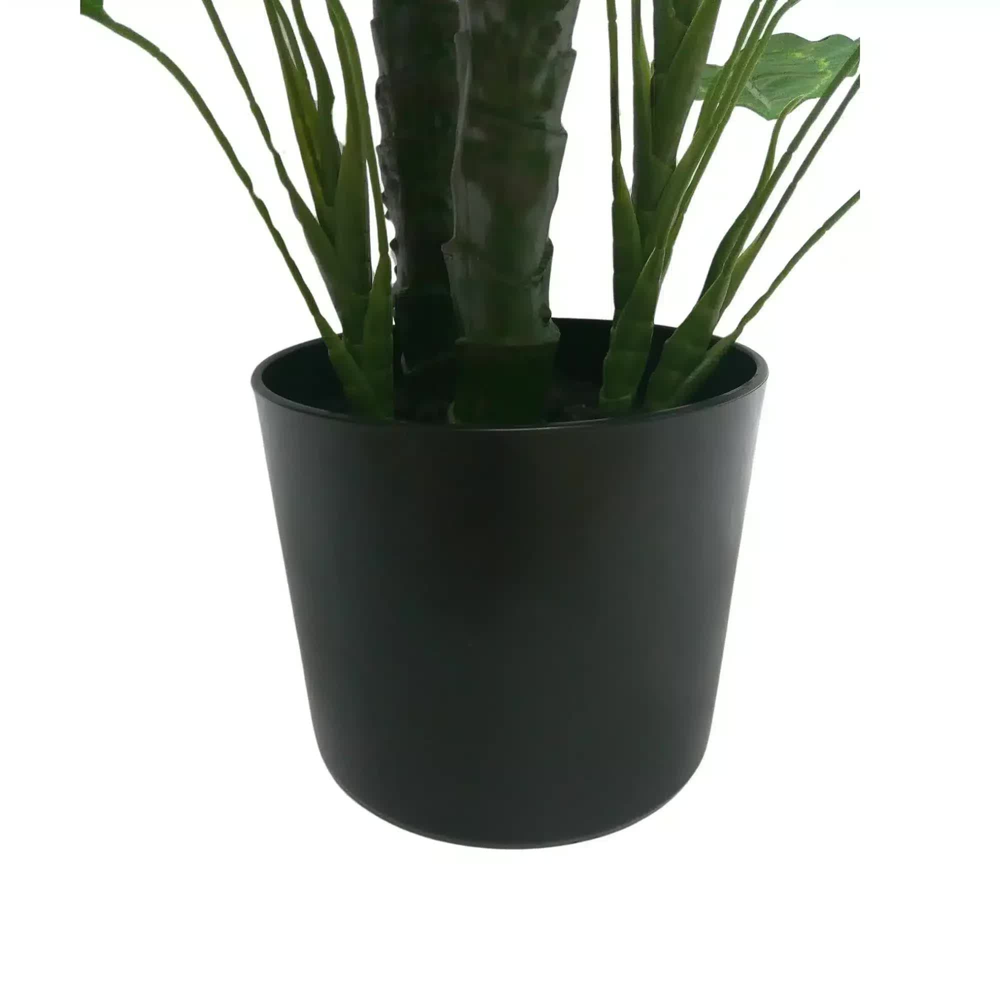Premium Artificial Cordyline Fructicosa Green / Ti Plant 90cm 3