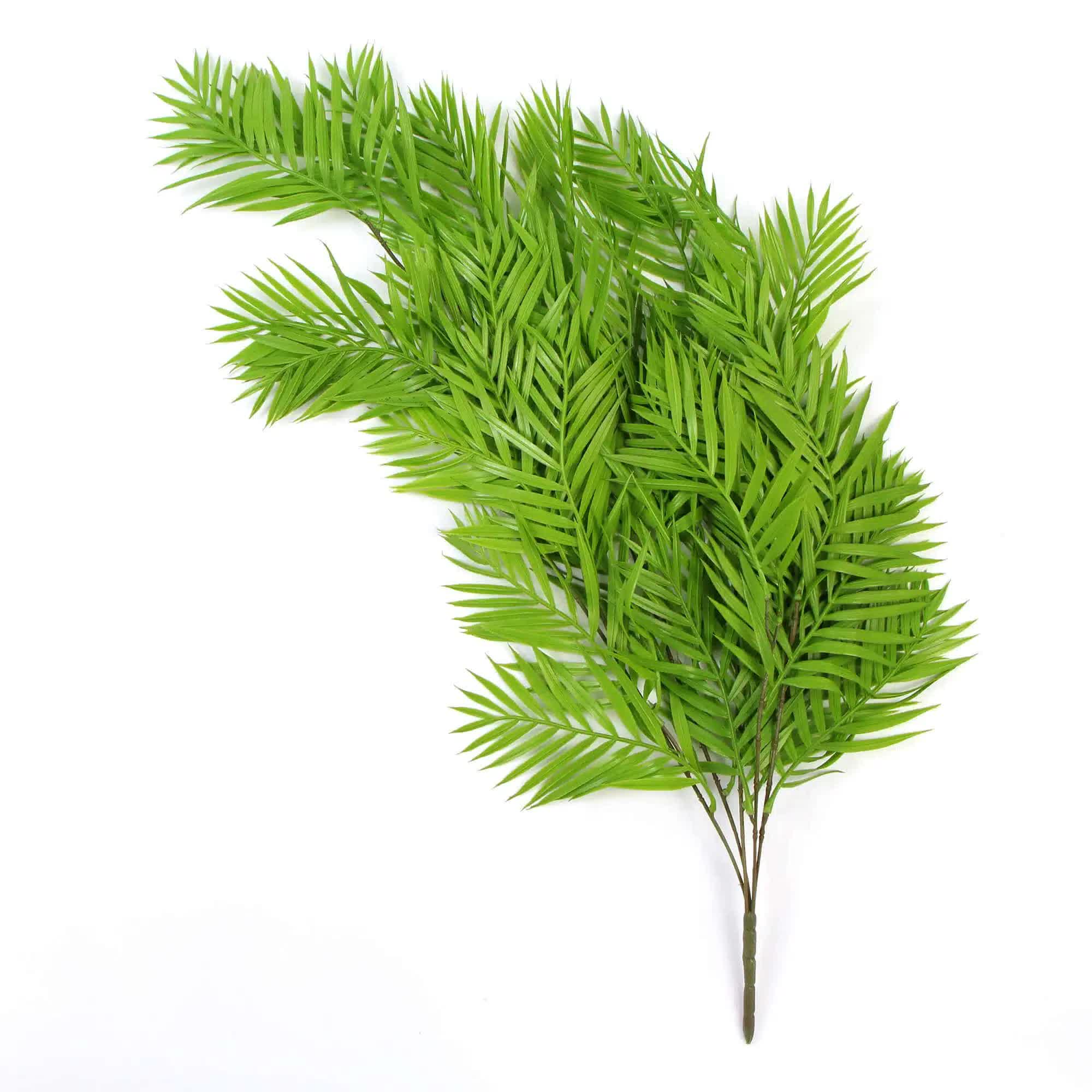 Hanging Fresh Green Bamboo Leaf Fern UV Resistant 80cm 3