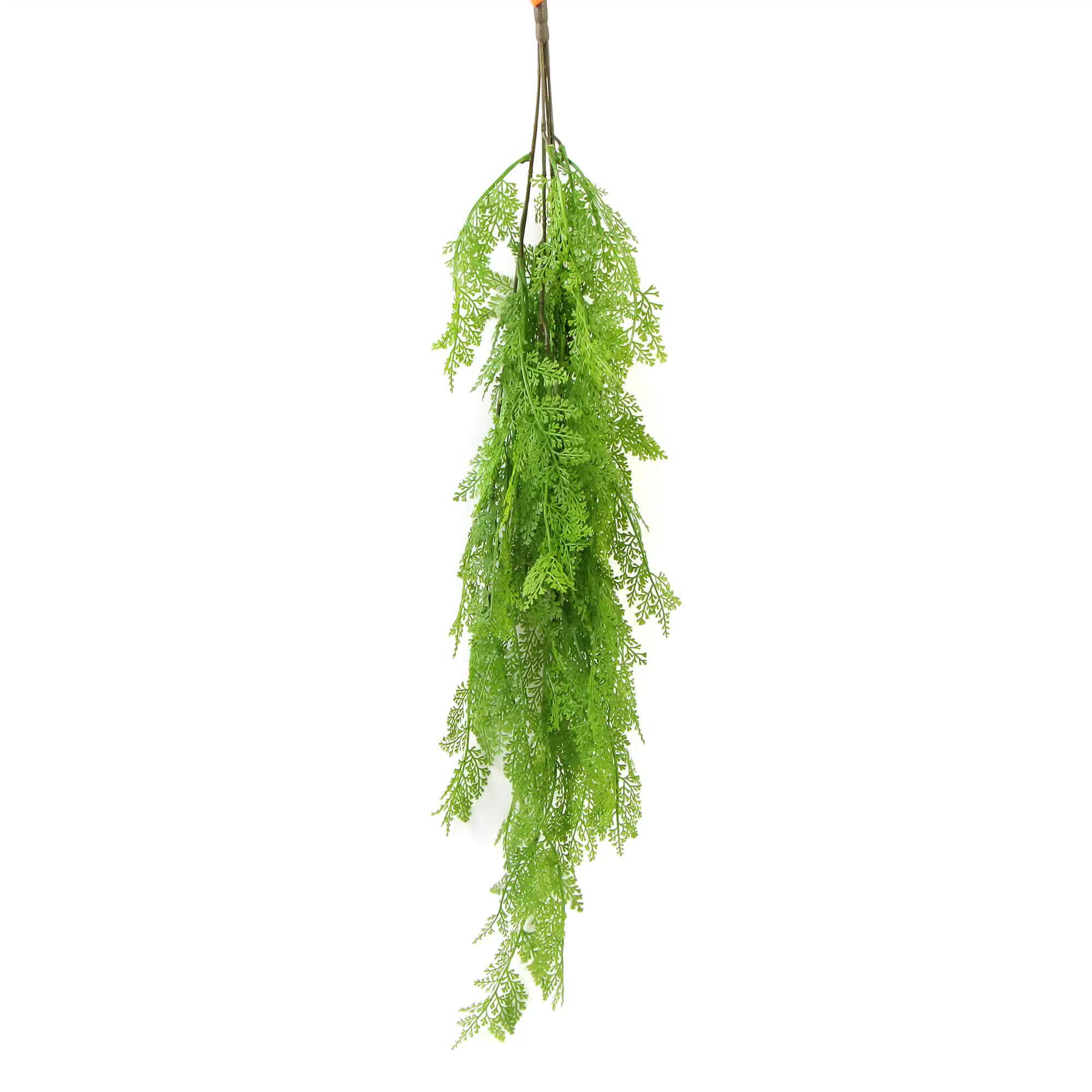 80cm Hanging Fresh Green Dense Maiden Hair Fern Bush UV Resistant 3
