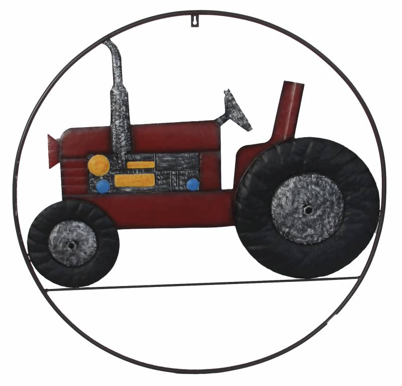 Welcome Tractor Metal Wall Art 80cm