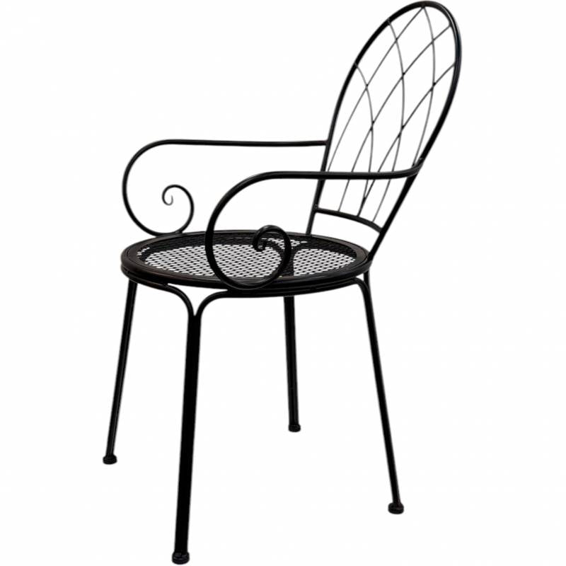 Set 2 Outdoor Modern Chair w Arms 90cm 4