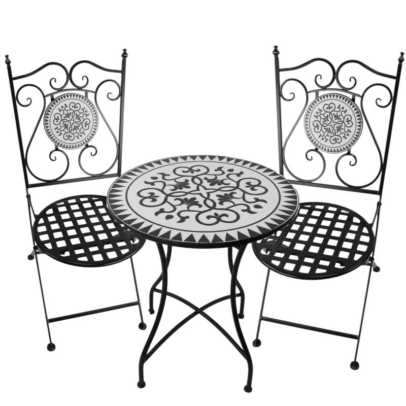Persian 3pc Outdoor Table & Chairs Setting
