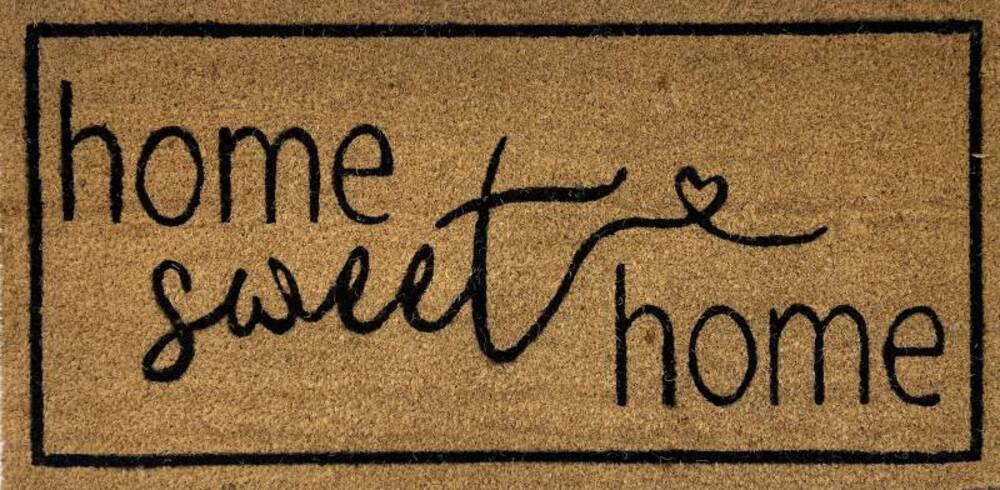 Large Home Sweet Home Doormat Door Mat 90x45cm