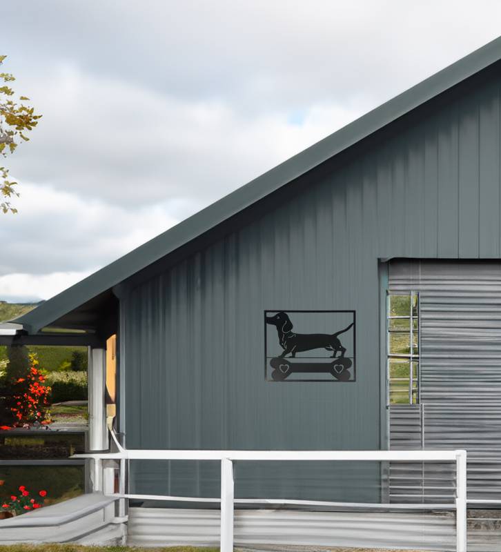 Dachshund Wall Art 40x32cm 4