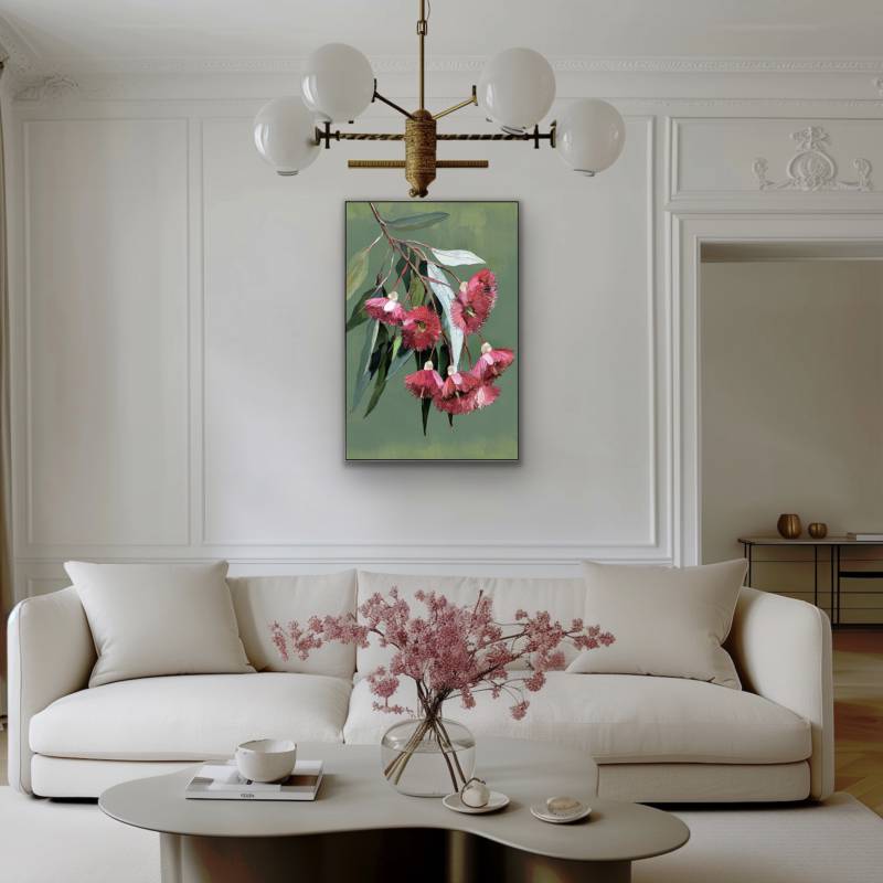 Gum Nut Framed Canvas 80x120cm