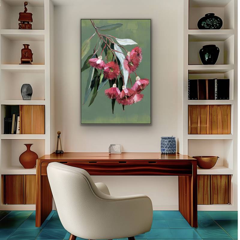 Gum Nut Framed Canvas 80x120cm 3