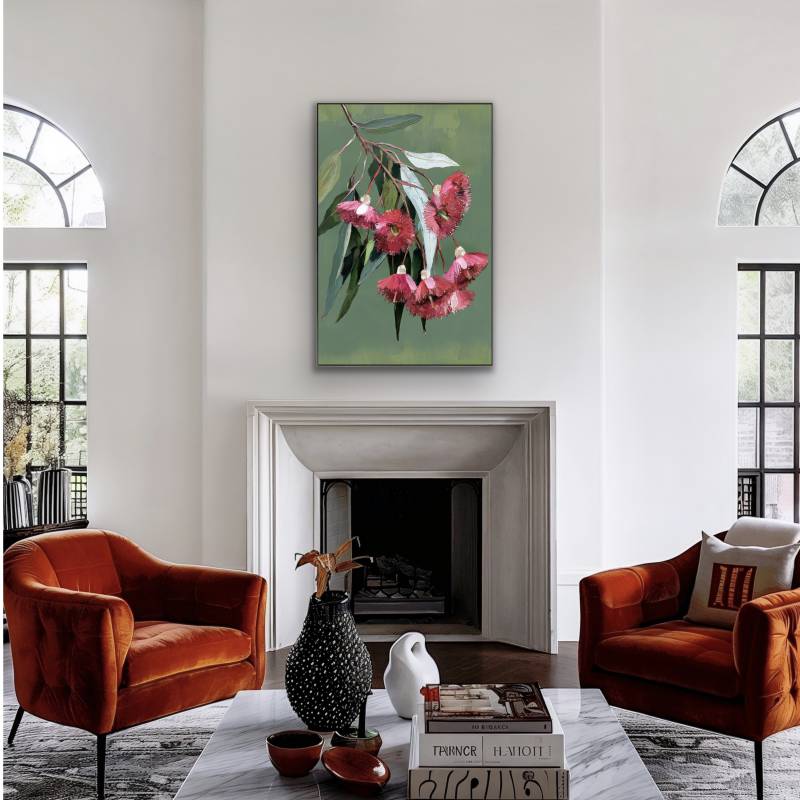 Gum Nut Framed Canvas 80x120cm 4