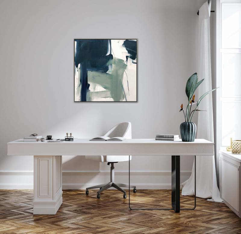 Vlad Abstract Framed Canvas 80cm 3