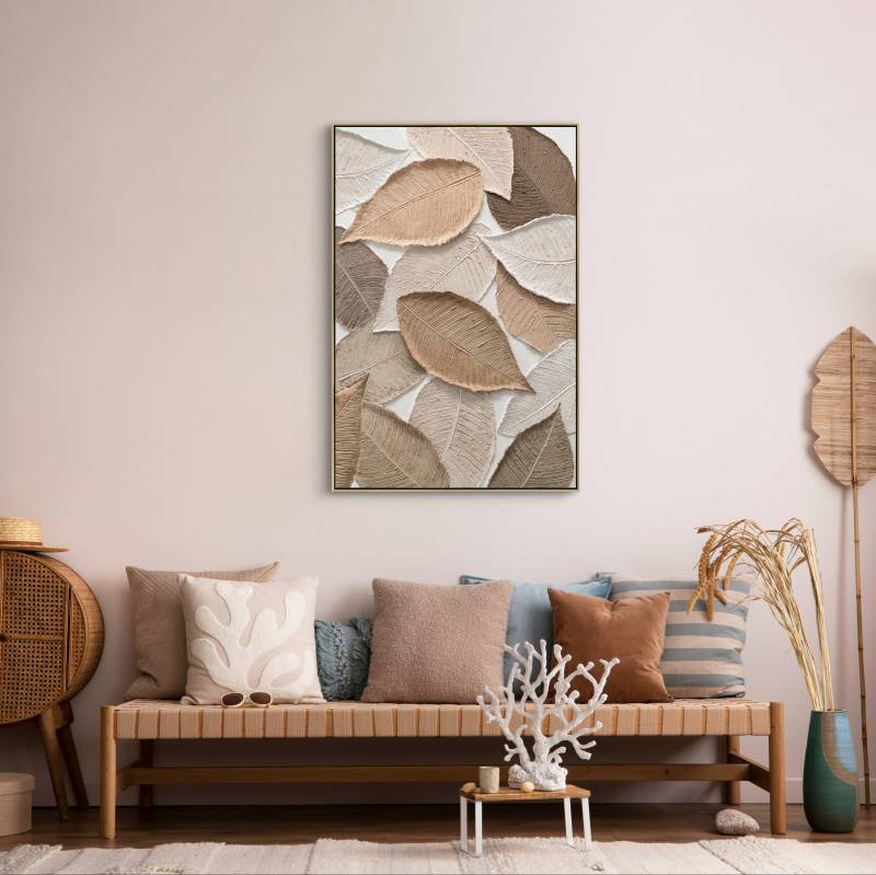 Modern Leaves Artwork 80x120cm 3