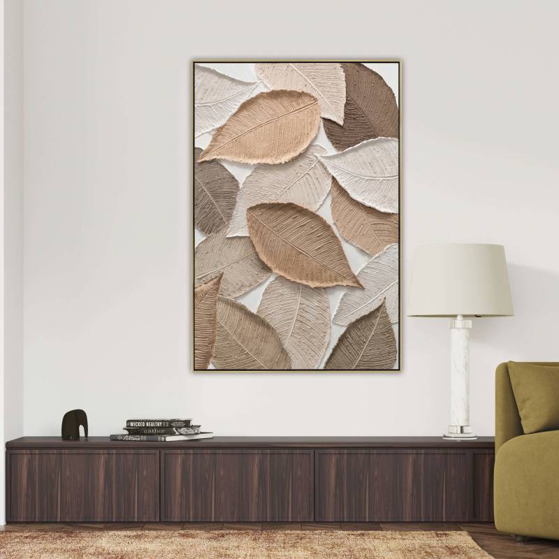 Modern Leaves Artwork 80x120cm 4
