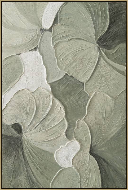 Whirlwind Garden Artwork Framed Wall Art 80x120cm