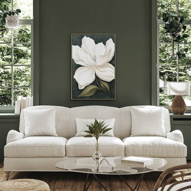 Magnolia Artwork Framed Wall Art 80x120cm 4