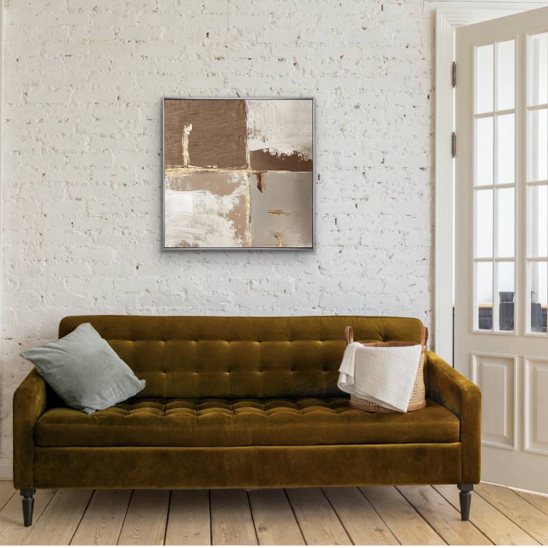 Sahara Artwork Framed Wall Art 80x80cm 4