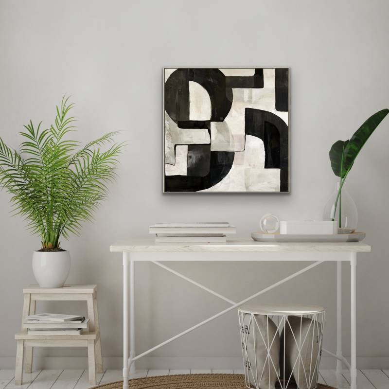 Domino Artwork Framed Wall Art A 80x80cm 3