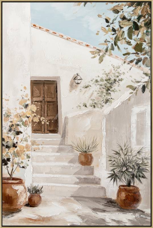 Tuscan Entrance Artwork Framed Wall Art 80x120cm
