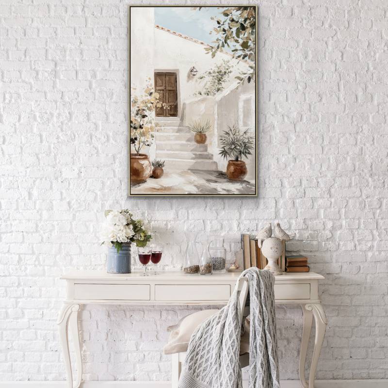 Tuscan Entrance Artwork Framed Wall Art 80x120cm 4