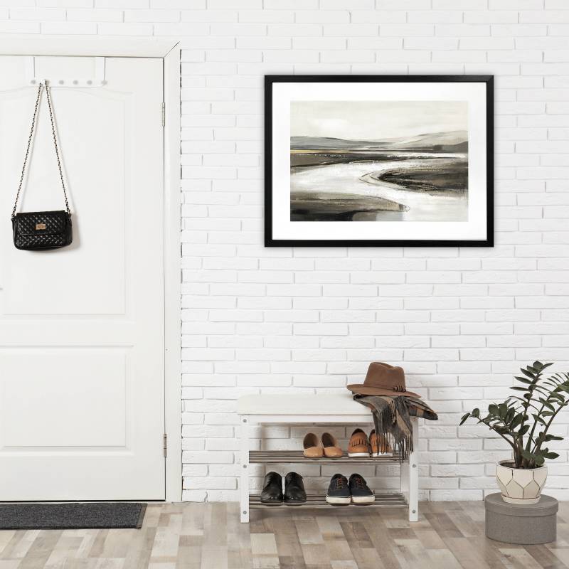 By The River Artwork Framed W Glass Front 60x80cm 4