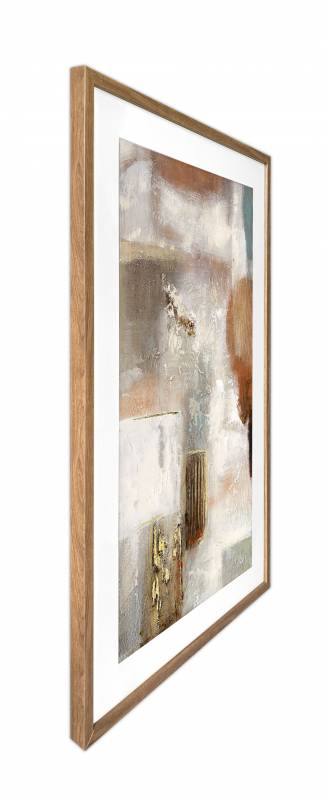 Dimitri Abstract Artwork Framed W Glass Front 80x120cm 3