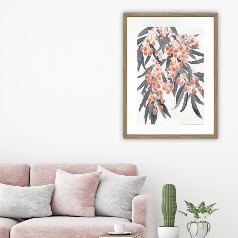 Australiana Artwork Framed W Glass Front 60x80cm 4