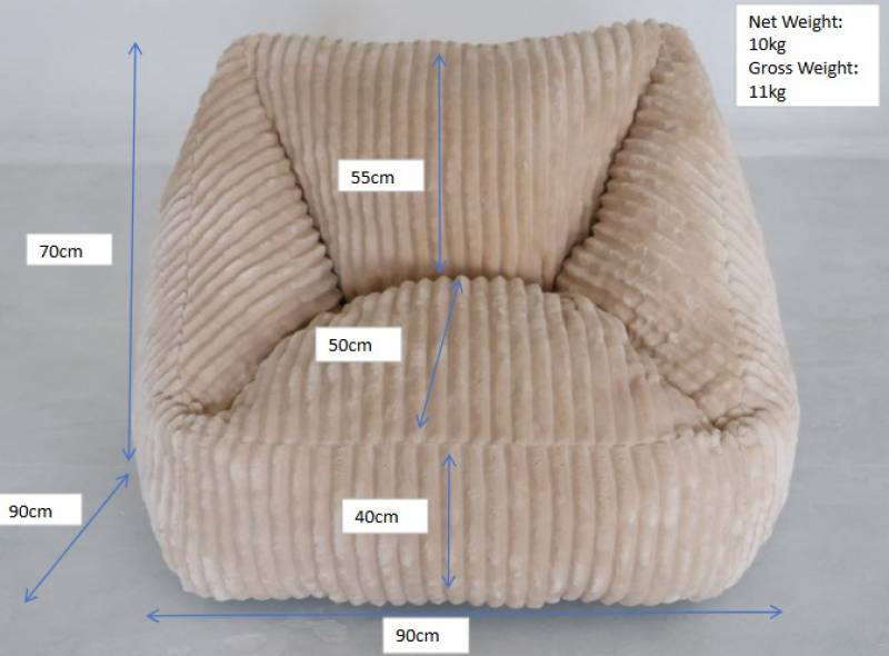 Hazel Lounge Chair 100x60cm 4