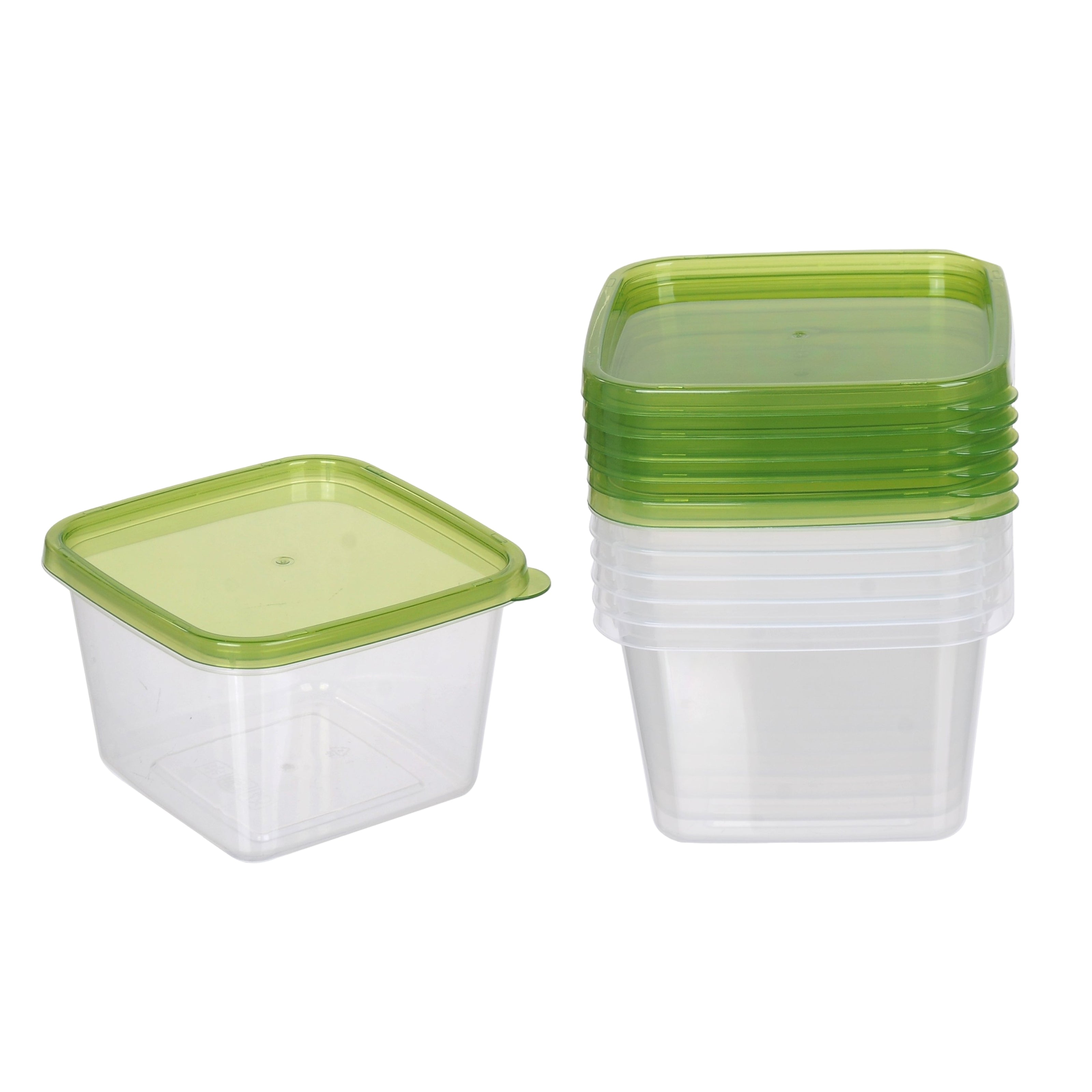 bulk 72 Reusable Microwave-Safe 1Lt Food Container Square