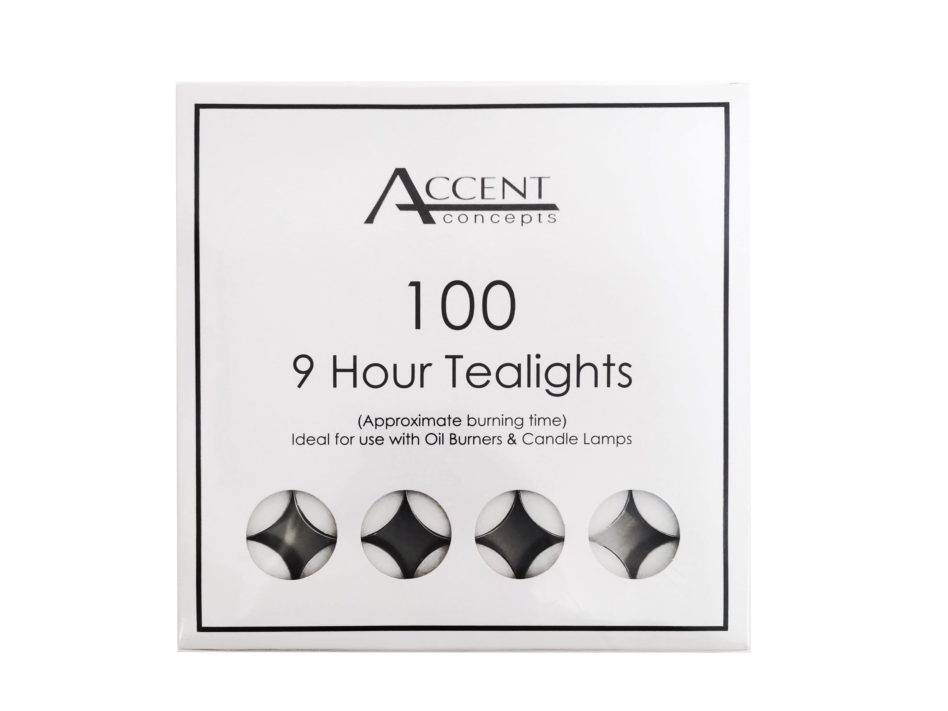 bulk 600 Accent 9 Hour Tealight Candle