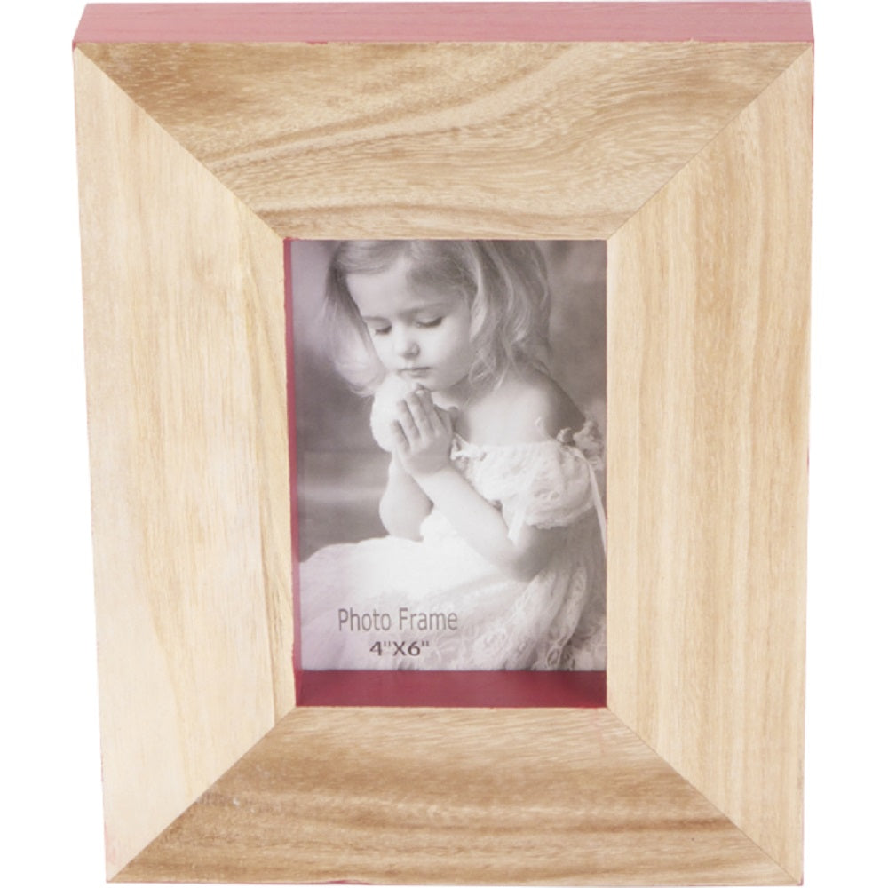 Wood Single Photo Frame 23cm