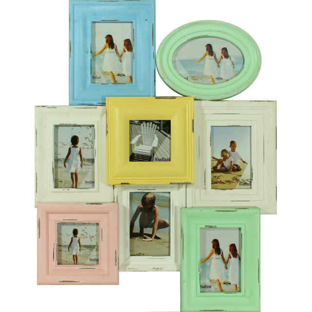 Rustic 8 Collage Photo Frame 70cm