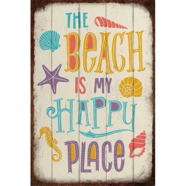 Life Is A Beach Wall Art 20x30cm