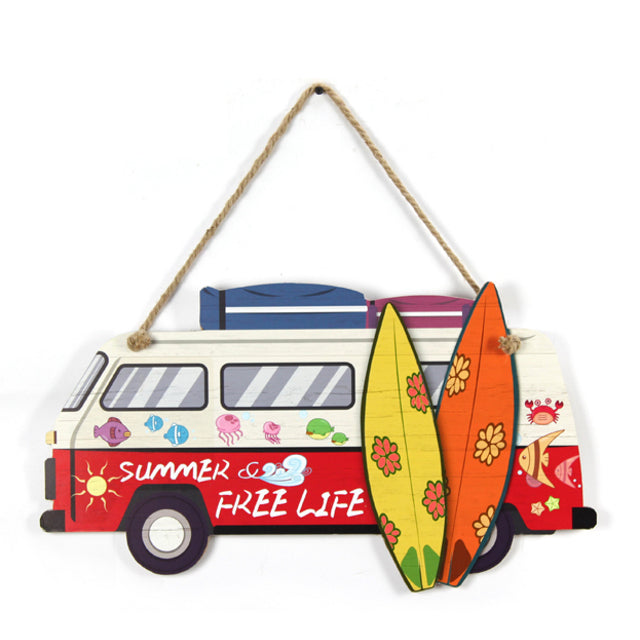 Red Combi Hanging Wall Art 51cm