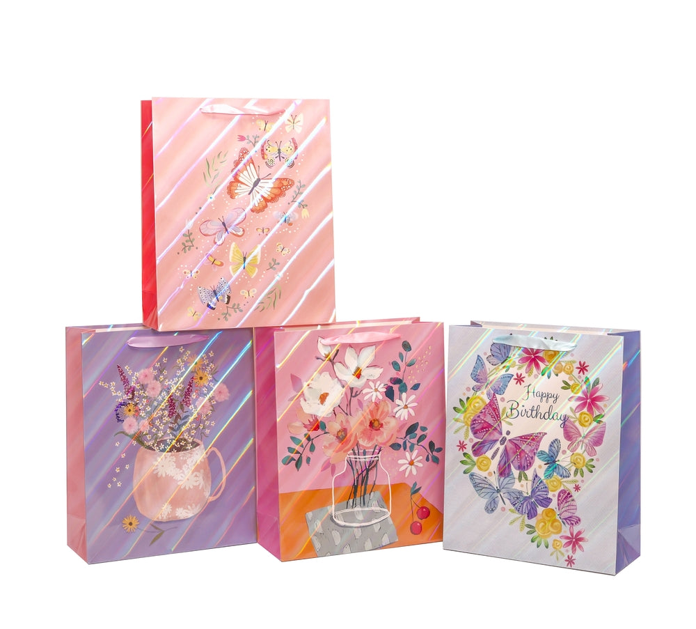 bulk 24 Xlarge Reflections Gift Bag Assort 43cm