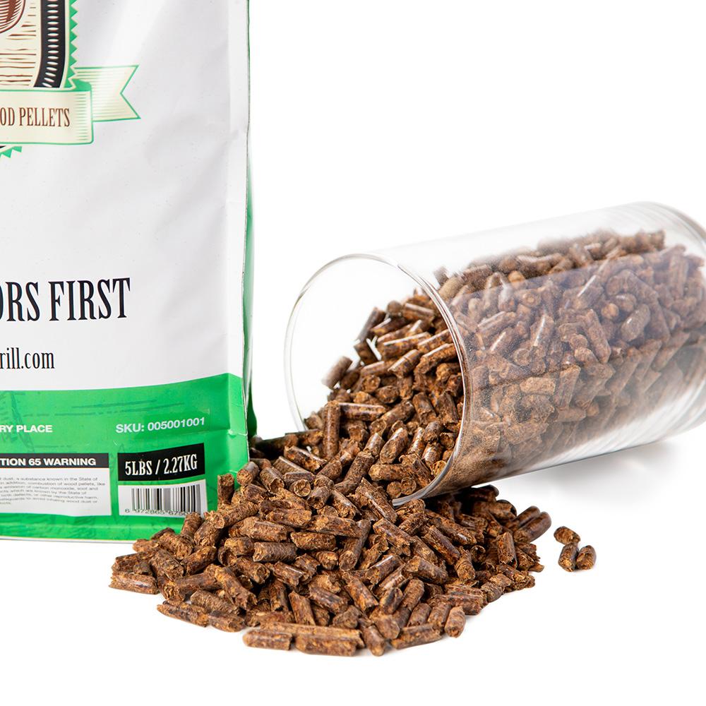 Asmoke 2.5kg X 8 (19 KG) OF 100% PURE APPLEWOOD PELLETS 9