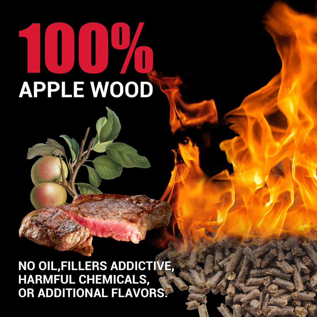 Asmoke 9.5kg of 100% Pure Applewood Pellets 3