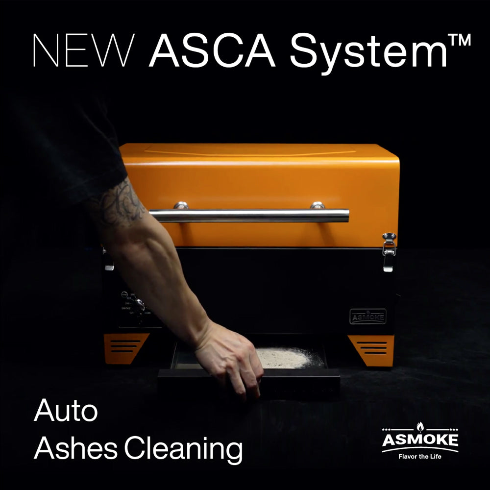 Asmoke AS350 Portable Wood Pellet Grill - Apple Red 5