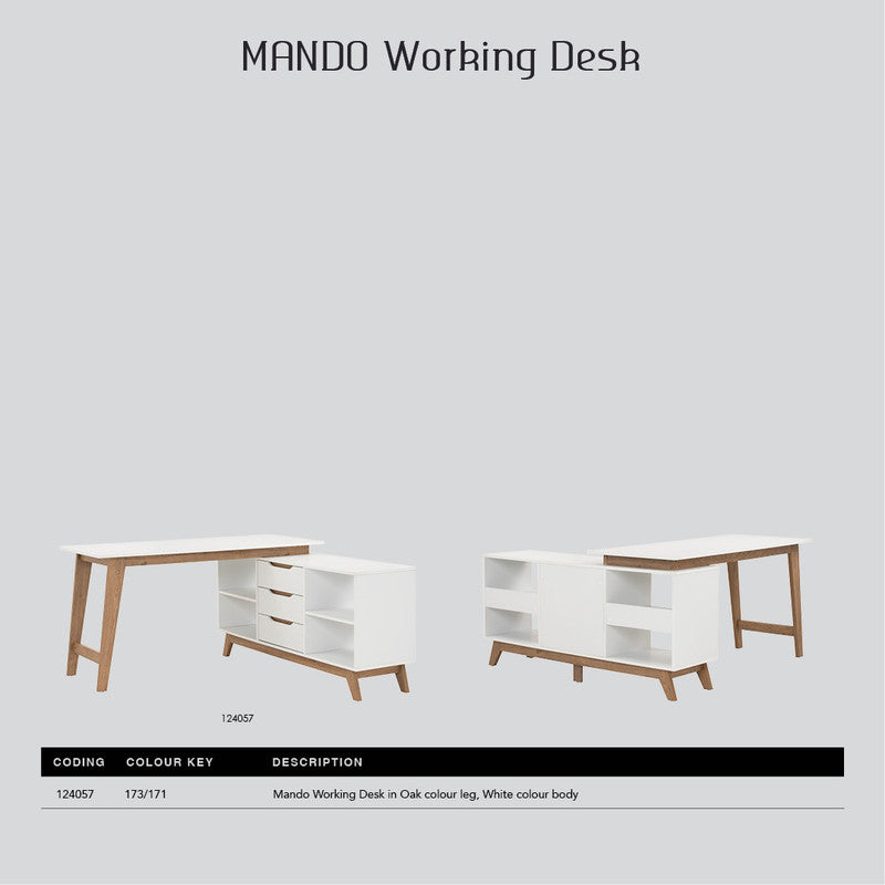 Mando Study Desk Working Station 8