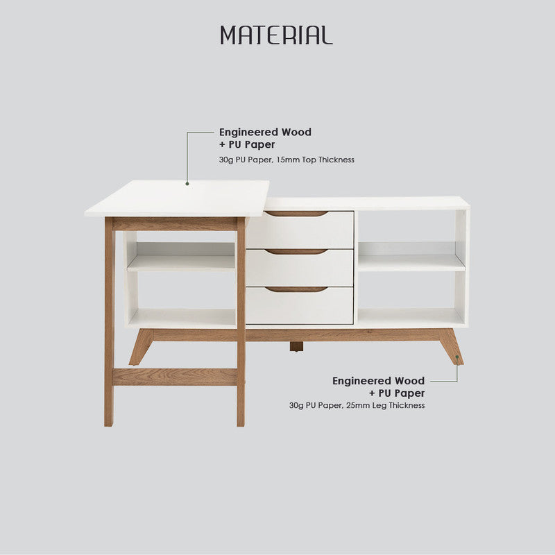 Mando Study Desk Working Station 9