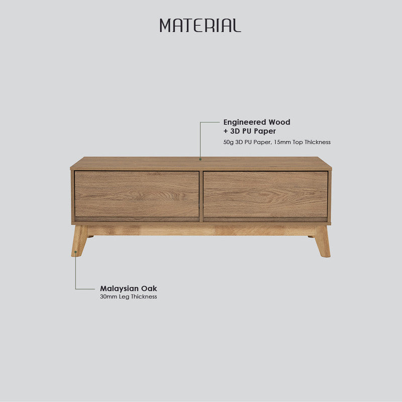 Hirado Coffee Table - Cocoa 6